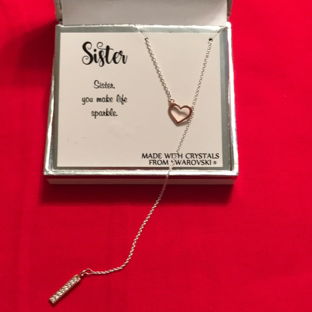 Silver “Sister” Necklace